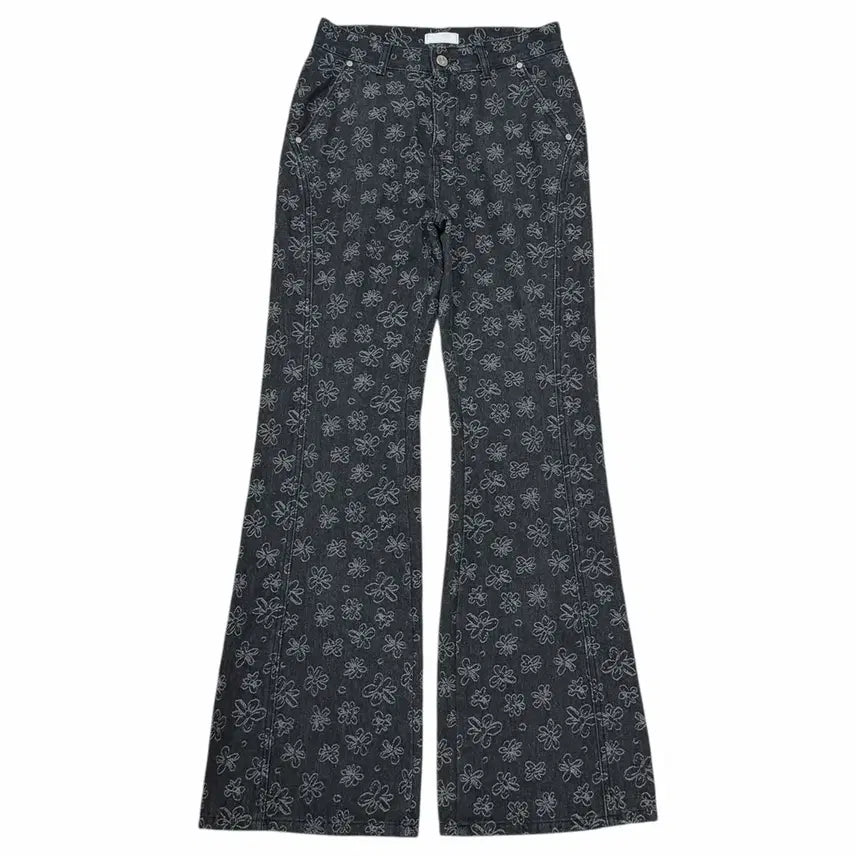 [BUNJANG] Burmula Line Bootcut Denim Pants Black M / 버뮬라 라인 부츠컷 데님팬츠 바지 블랙 M