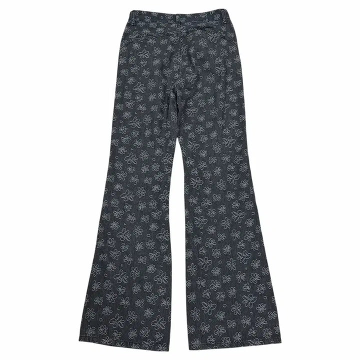 [BUNJANG] Burmula Line Bootcut Denim Pants Black M / 버뮬라 라인 부츠컷 데님팬츠 바지 블랙 M