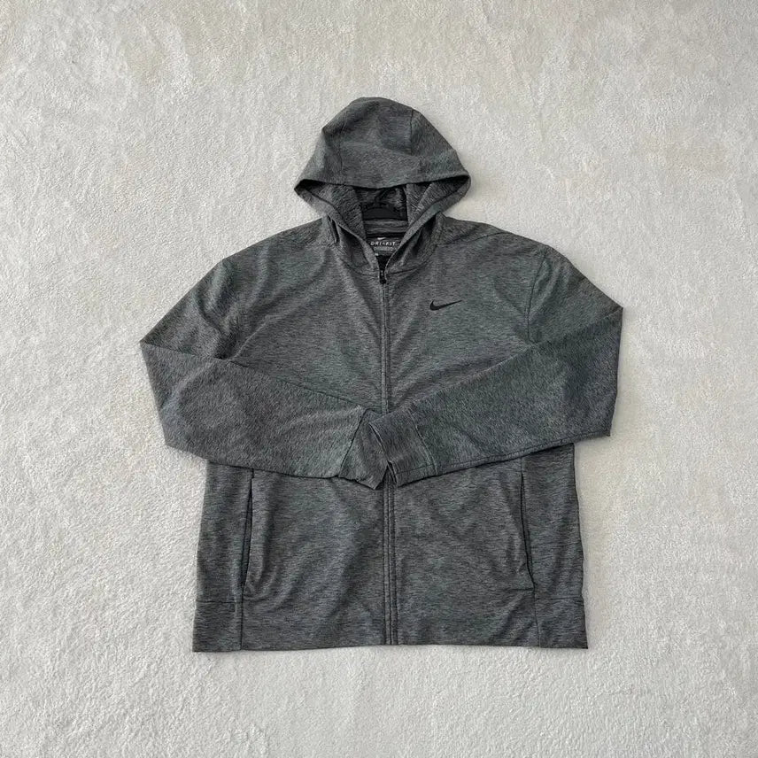 [BUNJANG] Nike Dri-FIT Hoodie Jacket (Gray) / L 나이키 드라이핏 후드집업 자켓 100