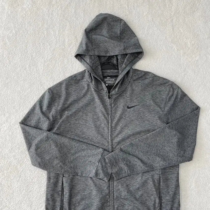 [BUNJANG] Nike Dri-FIT Hoodie Jacket (Gray) / L 나이키 드라이핏 후드집업 자켓 100