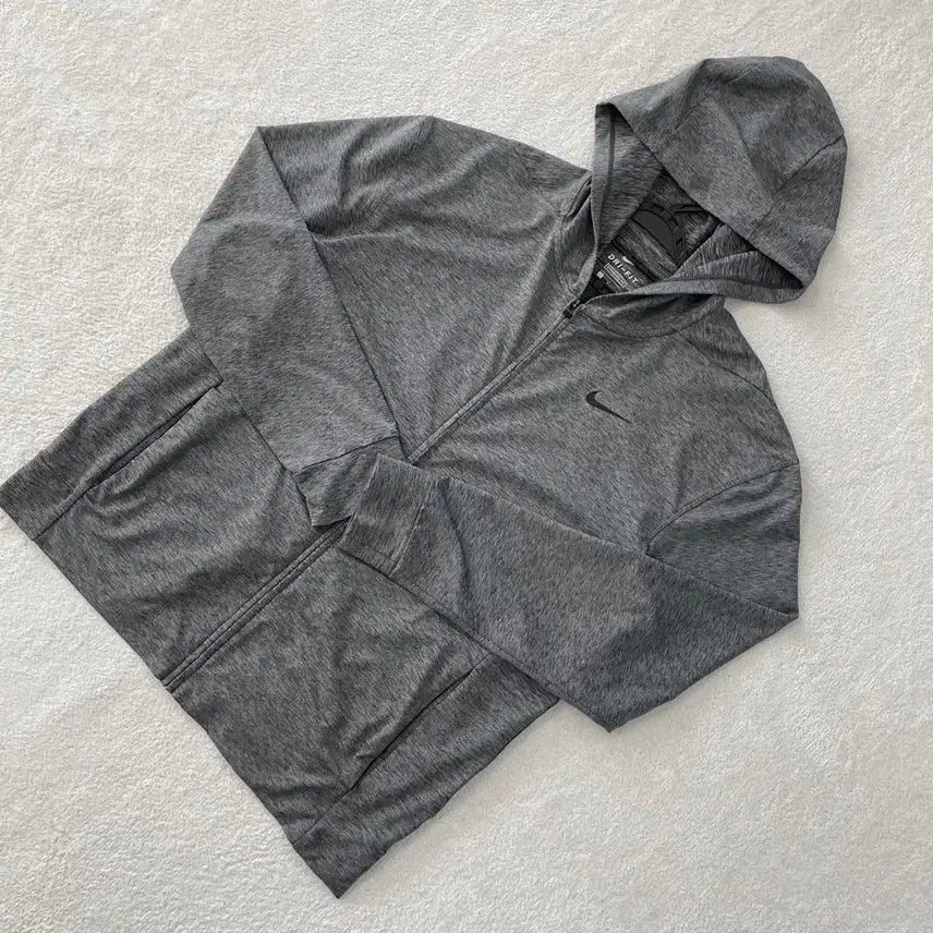 [BUNJANG] Nike Dri-FIT Hoodie Jacket (Gray) / L 나이키 드라이핏 후드집업 자켓 100