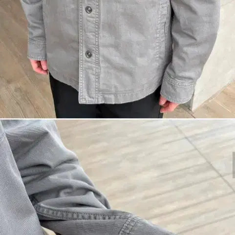 [BUNJANG] Epigram Pigment Dyed Denim Shirt Jacket / (착샷) 에피그램 피그먼트 다잉 데님 셔츠 자켓