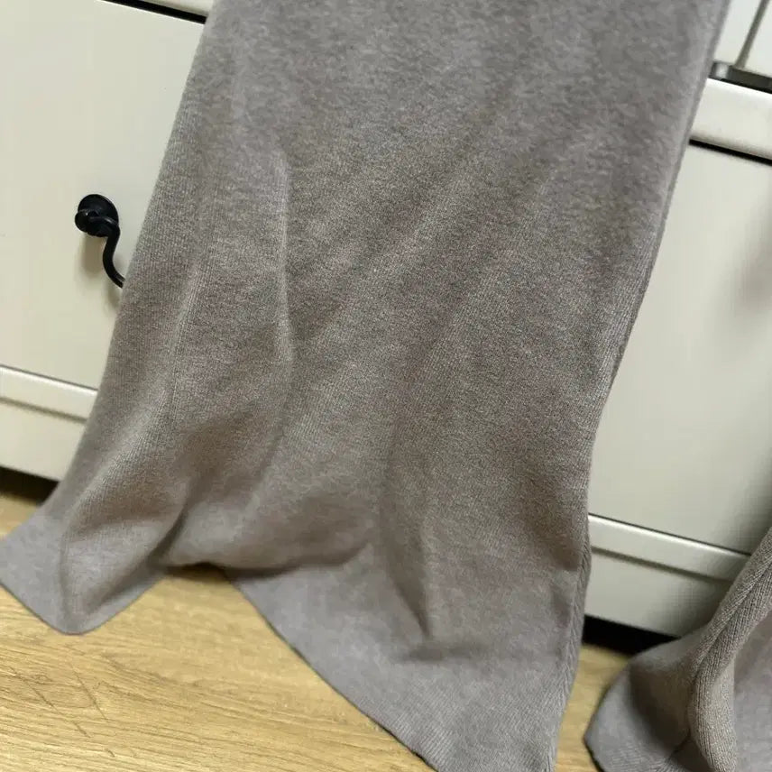 [BUNJANG] Knit Bootcut Pants (Oatmeal, Black) / 니트 부츠컷 팬츠 오트밀, 검정(착샷있움)