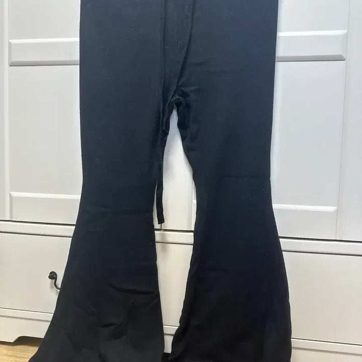 [BUNJANG] Knit Bootcut Pants (Oatmeal, Black) / 니트 부츠컷 팬츠 오트밀, 검정(착샷있움)