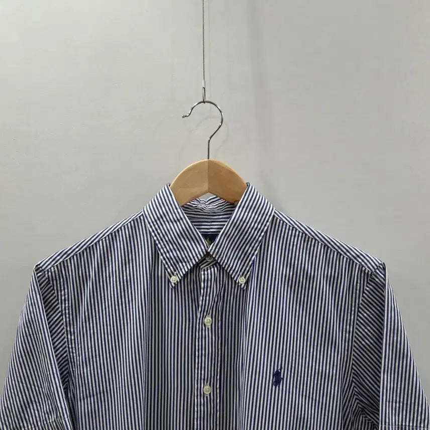 [BUNJANG] Polo Ralph Lauren Striped Button-Down Short Sleeve Shirt / 폴로랄프로렌 버튼다운 스트라이프 반팔셔츠 15