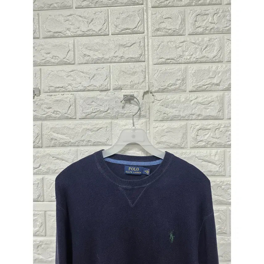 [BUNJANG] Polo Ralph Lauren Navy Knit Sweater / L 폴로랄프로렌 네이비 니트 C234