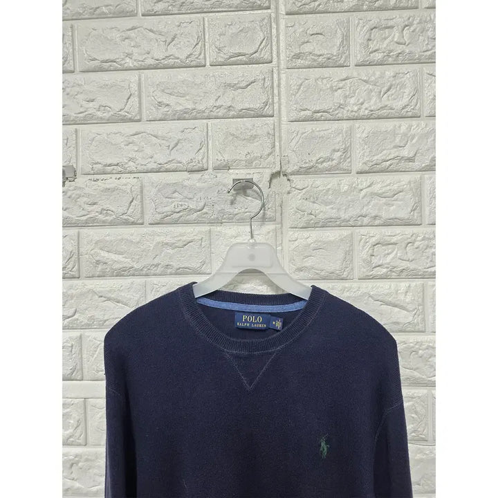 [BUNJANG] Polo Ralph Lauren Navy Knit Sweater / L 폴로랄프로렌 네이비 니트 C234