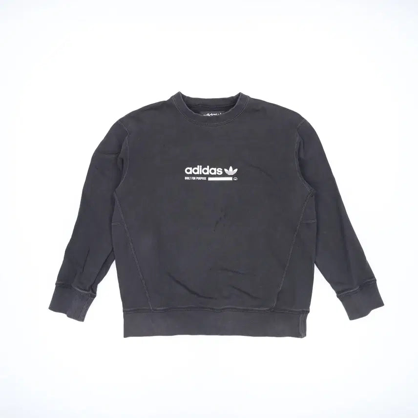[BUNJANG] Adidas Center Logo Caval Crew Sweatshirt / [XL] 아디다스 센터로고 카발 크루 스웻셔츠 맨투맨 4137