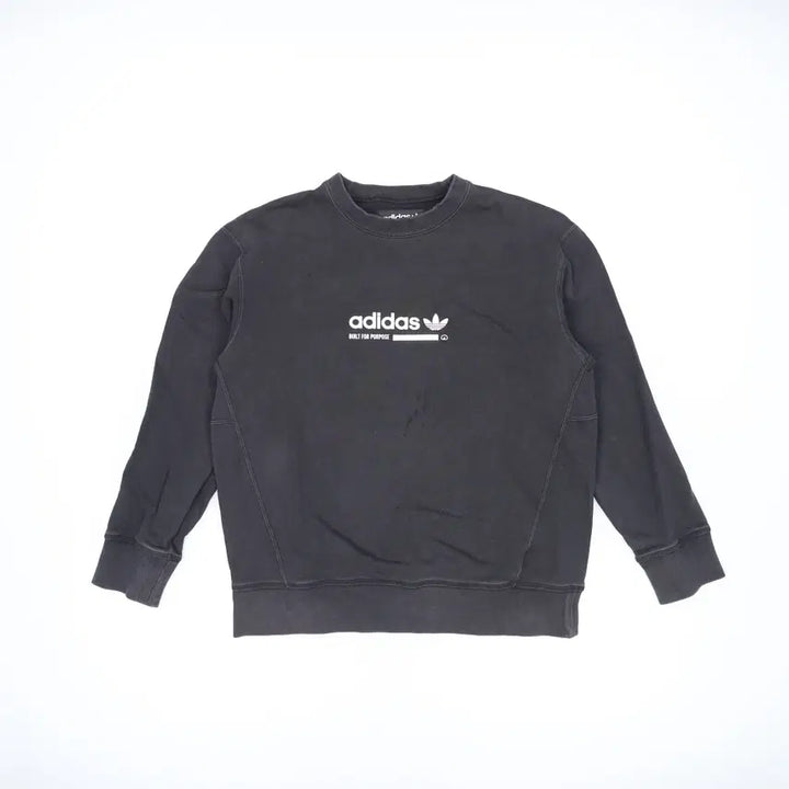 [BUNJANG] Adidas Center Logo Caval Crew Sweatshirt / [XL] 아디다스 센터로고 카발 크루 스웻셔츠 맨투맨 4137
