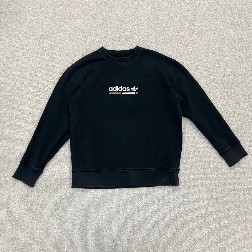 [BUNJANG] Adidas Center Logo Caval Crew Sweatshirt / [XL] 아디다스 센터로고 카발 크루 스웻셔츠 맨투맨 4137