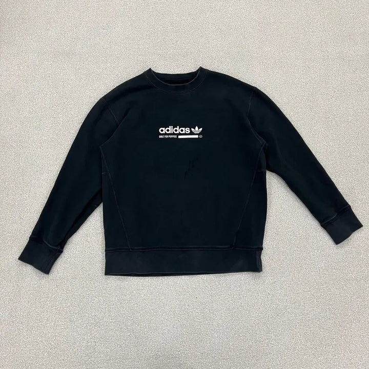 [BUNJANG] Adidas Center Logo Caval Crew Sweatshirt / [XL] 아디다스 센터로고 카발 크루 스웻셔츠 맨투맨 4137