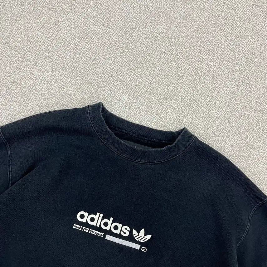 [BUNJANG] Adidas Center Logo Caval Crew Sweatshirt / [XL] 아디다스 센터로고 카발 크루 스웻셔츠 맨투맨 4137