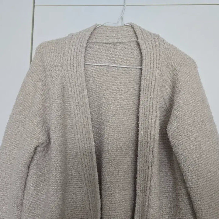 [BUNJANG] Ivory Knit Long Cardigan / 아이보리 니트 롱 가디건
