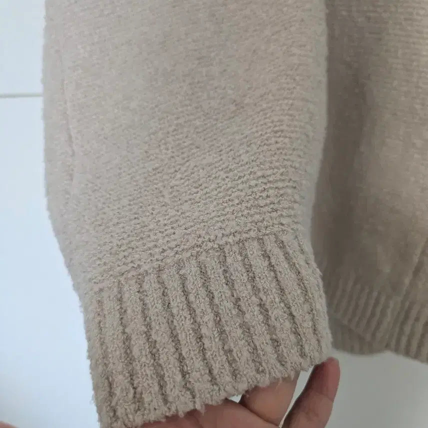 [BUNJANG] Ivory Knit Long Cardigan / 아이보리 니트 롱 가디건