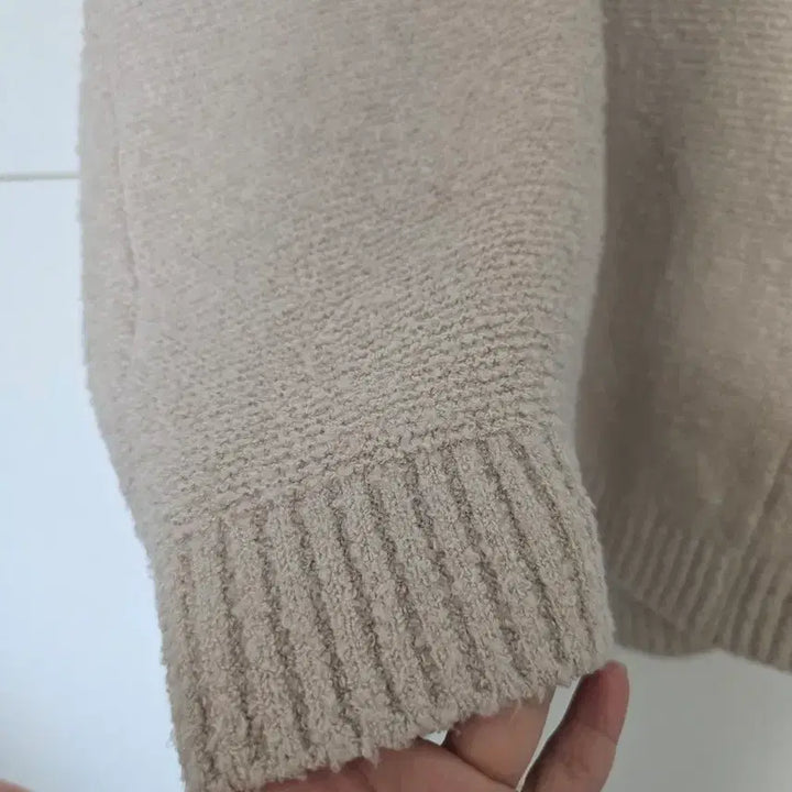 [BUNJANG] Ivory Knit Long Cardigan / 아이보리 니트 롱 가디건