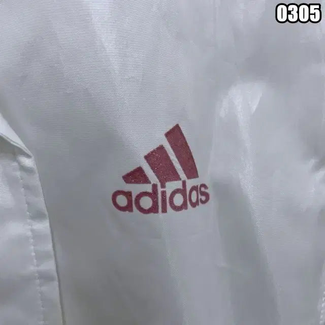[BUNJANG] Adidas Originals White Windbreaker Jacket / S 아디다스 오리지널 화이트 바람막이 윈드브레이커