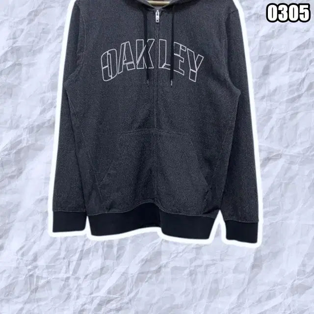 [BUNJANG] Oakley Big Logo Embroidered Hooded Zip-up / M  오클리 빅로고 자수 후드집업