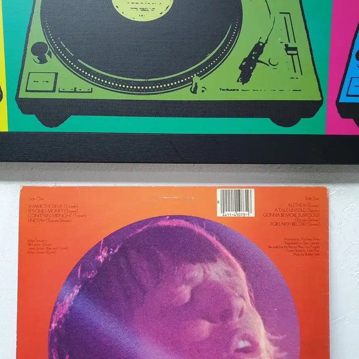 [BUNJANG] Robin Trower For Earth Below LP 1975 Vinyl Record / 로빈 트로워 For Earth Below LP 1975 미국반