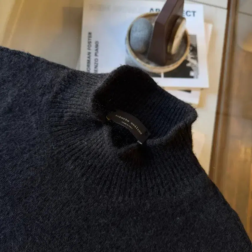 [BUNJANG] Roberto Collina Mohock Neck Knit 100 / 로베르토콜리나 모호크넥 니트 남성100