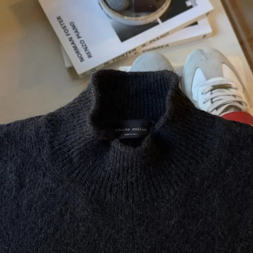 [BUNJANG] Roberto Collina Mohock Neck Knit 100 / 로베르토콜리나 모호크넥 니트 남성100