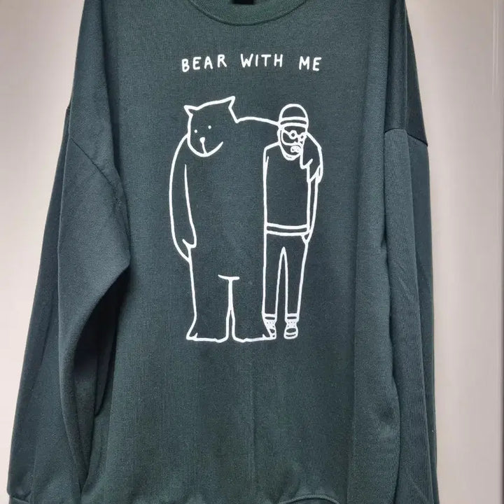 [BUNJANG] Awesome Needs Bear With Me Sweatshirt / 어썸니즈 BEAR WITH ME 맨투맨 티셔츠3XL