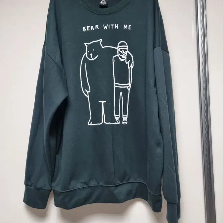 [BUNJANG] Awesome Needs Bear With Me Sweatshirt / 어썸니즈 BEAR WITH ME 맨투맨 티셔츠3XL