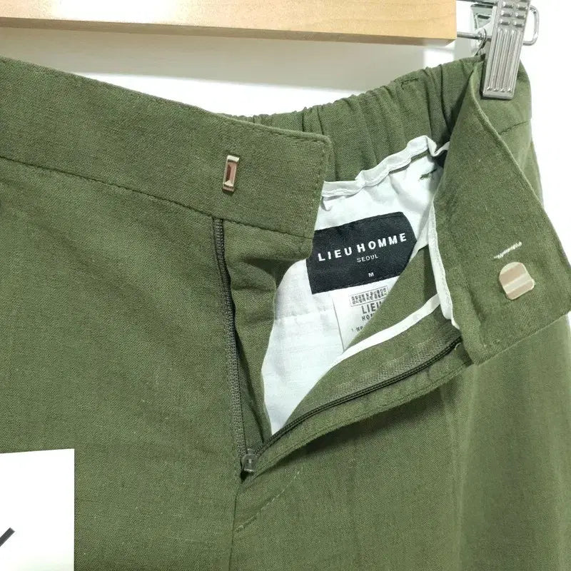 [BUNJANG] LIEU Homme Linen Turn Up Slacks M / LIEU 옴므 린넨 턴 업 슬랙스 M_S1763