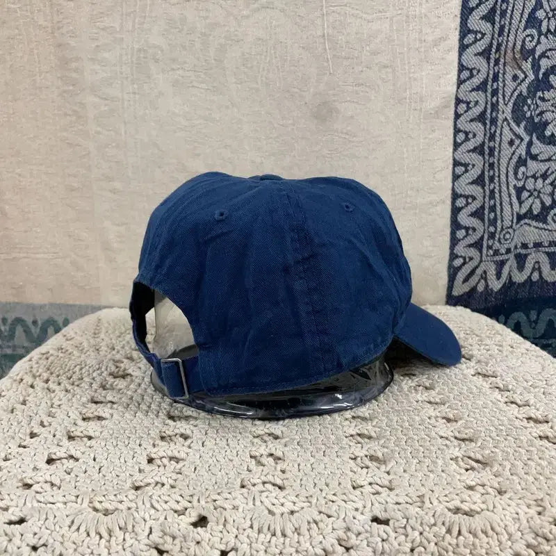 [BUNJANG] Reebok Big Logo Navy Embroidered Ball Cap / [F] 리복 빅로고 자수 네이비 볼캡 모자