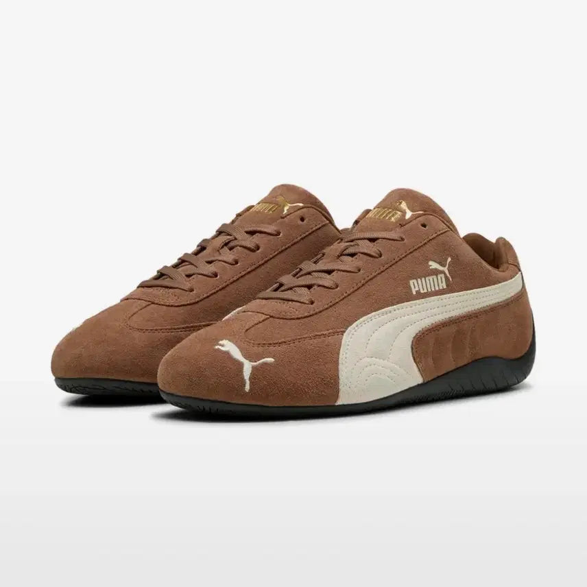 [BUNJANG] Puma Speedcat OG Frost Ivory Brown Sneakers / 푸마 스피드캣 OG 오트커피 프로스트아이보리 브라운 240