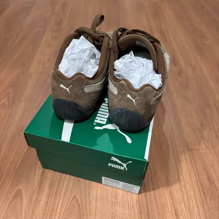 [BUNJANG] Puma Speedcat OG Frost Ivory Brown Sneakers / 푸마 스피드캣 OG 오트커피 프로스트아이보리 브라운 240
