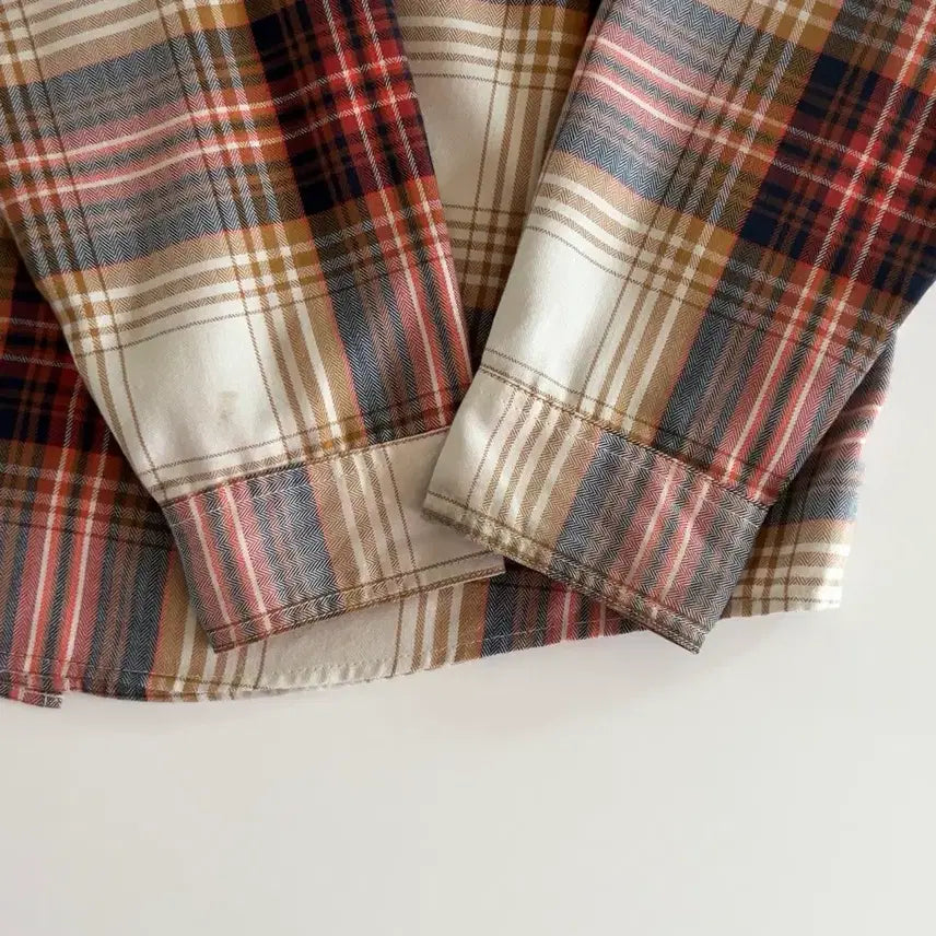 [BUNJANG] Eddie Bauer Two-Pocket Check Shirt / 에디바우어 투포켓 체크셔츠