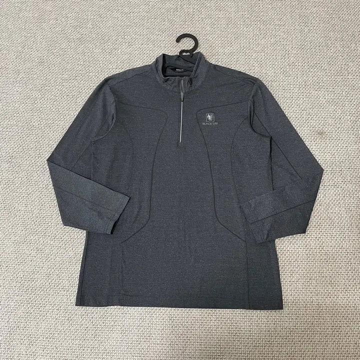[BUNJANG] Black Yak Half-Zip Hiking Functional T-shirt / L 블랙야크 반집업 등산 기능티셔츠 N.7654