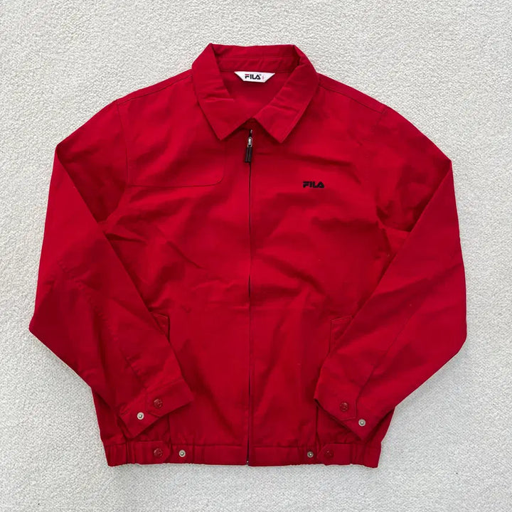 [BUNJANG] Fila Vintage Blue Blouson Jacket / 165 휠라 빈티지 블루종 자켓 0305M