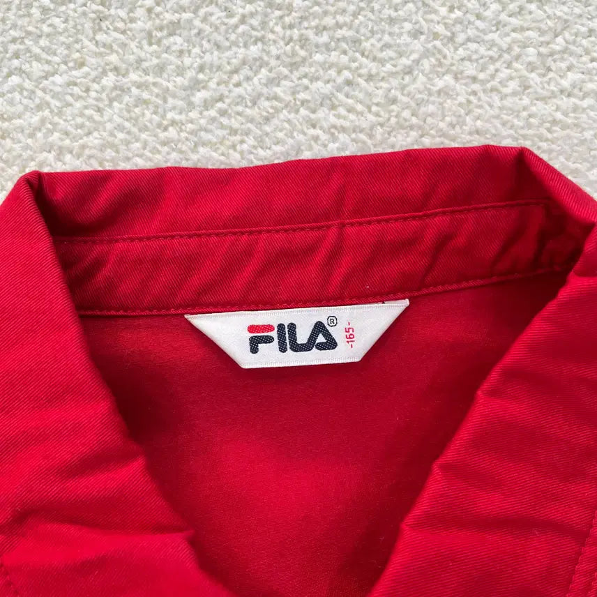 [BUNJANG] Fila Vintage Blue Blouson Jacket / 165 휠라 빈티지 블루종 자켓 0305M