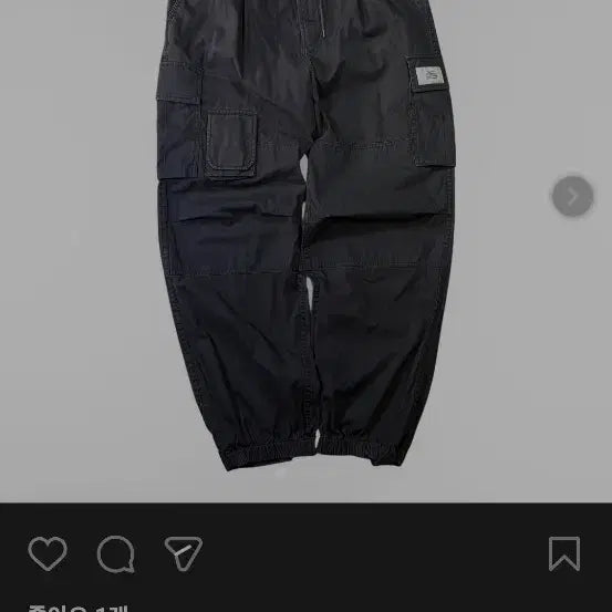 [BUNJANG] thisisneverthat Cargo Jogger Pants Black L / 디스이즈네버댓 카고 조거 남성팬츠 블랙 L