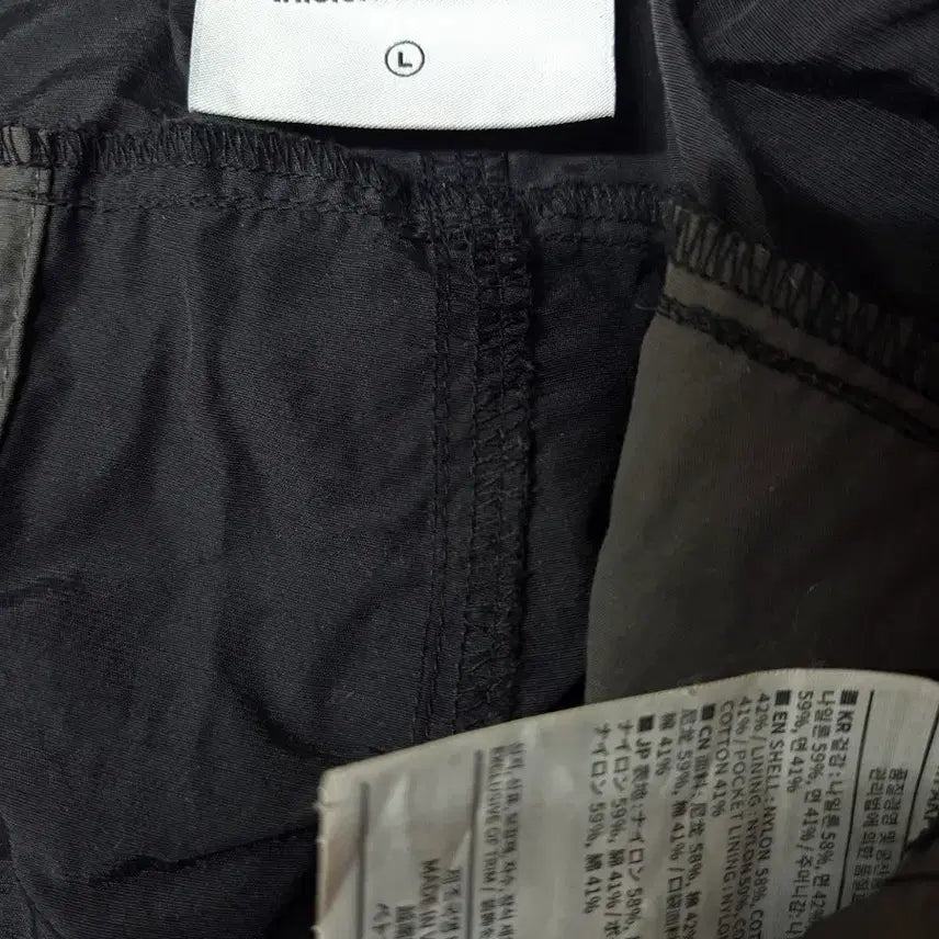 [BUNJANG] thisisneverthat Cargo Jogger Pants Black L / 디스이즈네버댓 카고 조거 남성팬츠 블랙 L