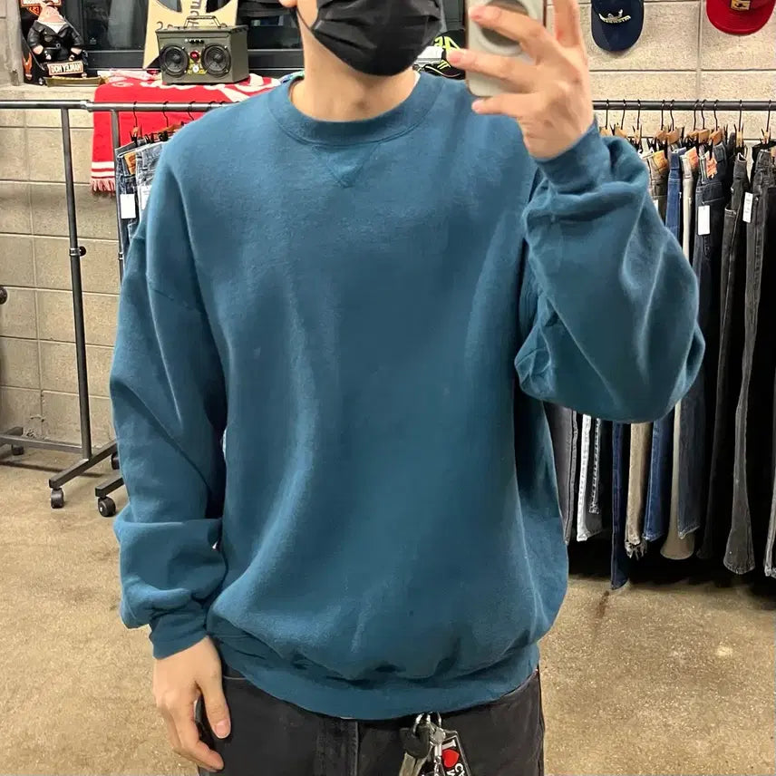 [BUNJANG] Russell Athletic Blank Sweatshirt / 90s 러셀 블랭크 스웻셔츠 (110)