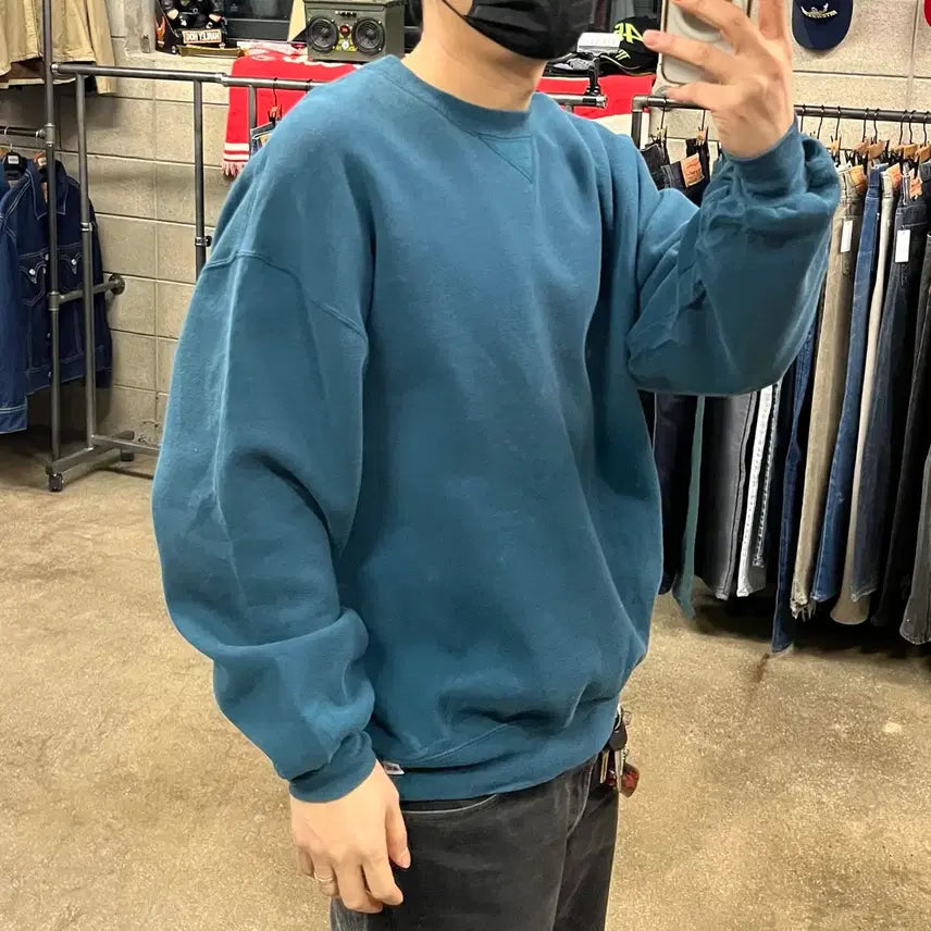 [BUNJANG] Russell Athletic Blank Sweatshirt / 90s 러셀 블랭크 스웻셔츠 (110)
