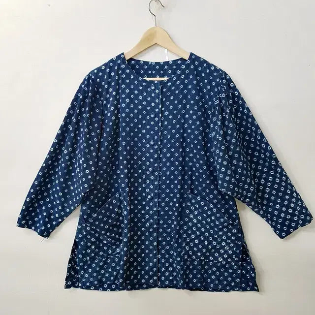 [SOLD OUT] 핸드프린팅 인디고 자켓