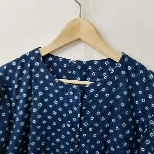 [SOLD OUT] 핸드프린팅 인디고 자켓