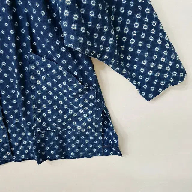 [SOLD OUT] 핸드프린팅 인디고 자켓