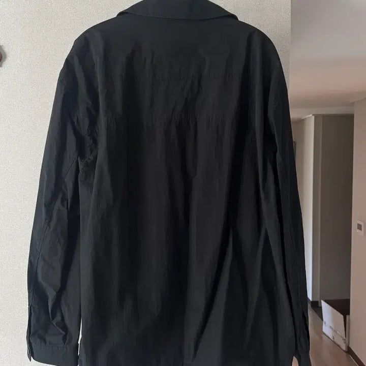 [BUNJANG] Solid Homme Crease String Half-Zip Shirt / 솔리드옴므 크리즈 스트링 반집업 셔츠 50사이즈 판매