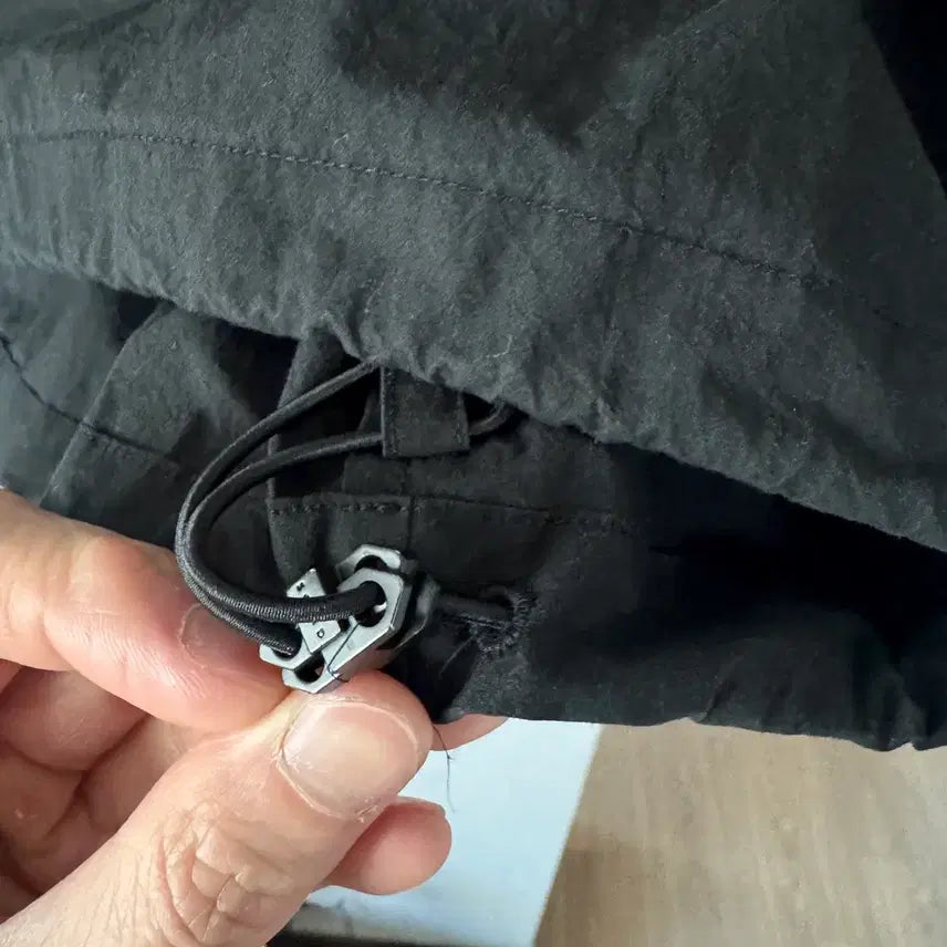 [BUNJANG] Solid Homme Crease String Half-Zip Shirt / 솔리드옴므 크리즈 스트링 반집업 셔츠 50사이즈 판매