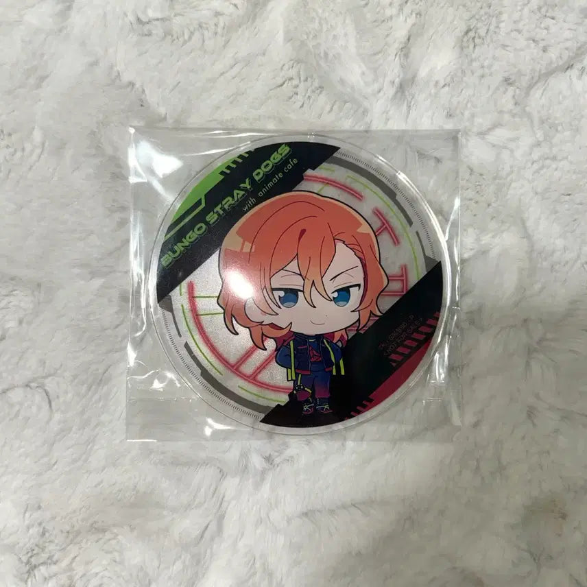 [BUNJANG] Bungo Stray Dogs Nakahara Chuuya SD Acrylic Coaster / 문호 스트레이독스 문스독 나카하라 츄야 애니메이트 아크릴 코스터 sd