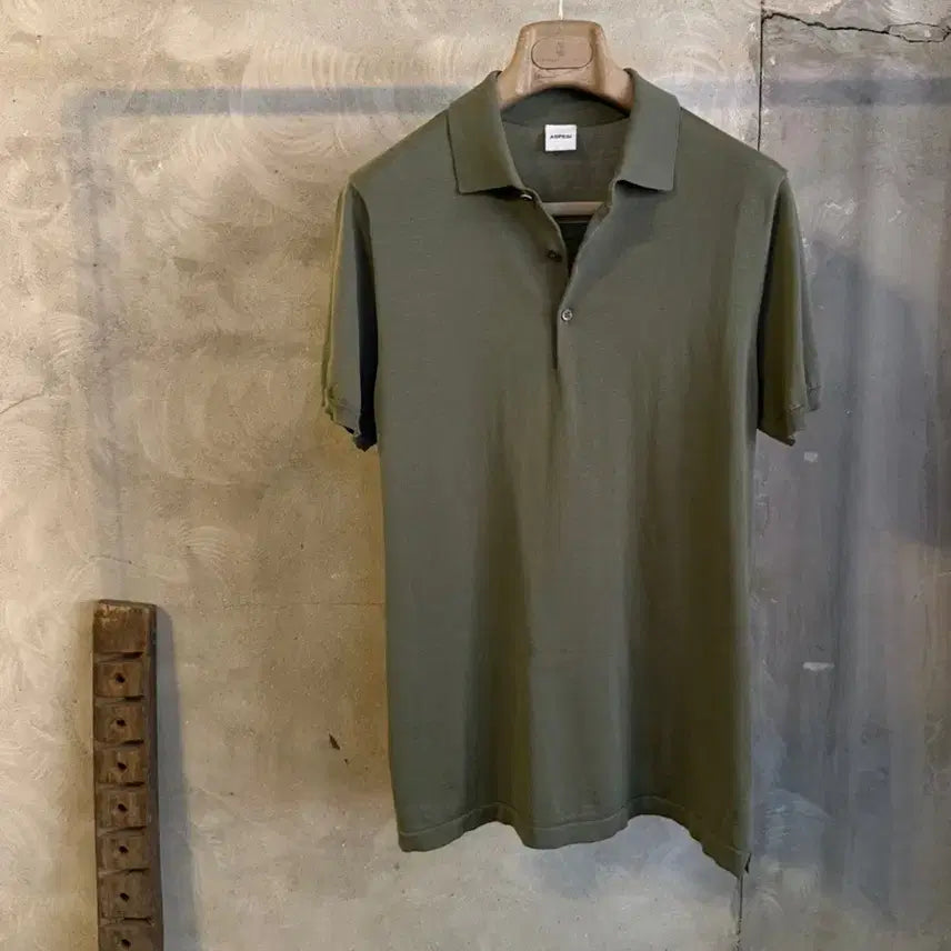 [BUNJANG] Aspesi Classic Short Sleeve Knit Top / 아스페시 클래식 반팔니트 남성100