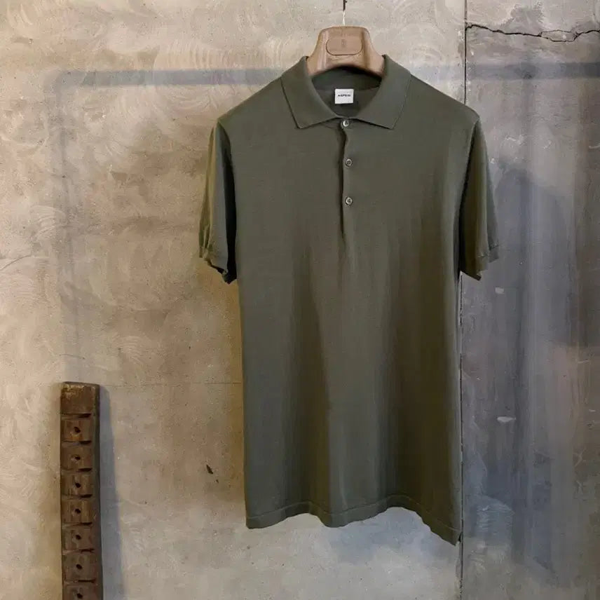 [BUNJANG] Aspesi Classic Short Sleeve Knit Top / 아스페시 클래식 반팔니트 남성100