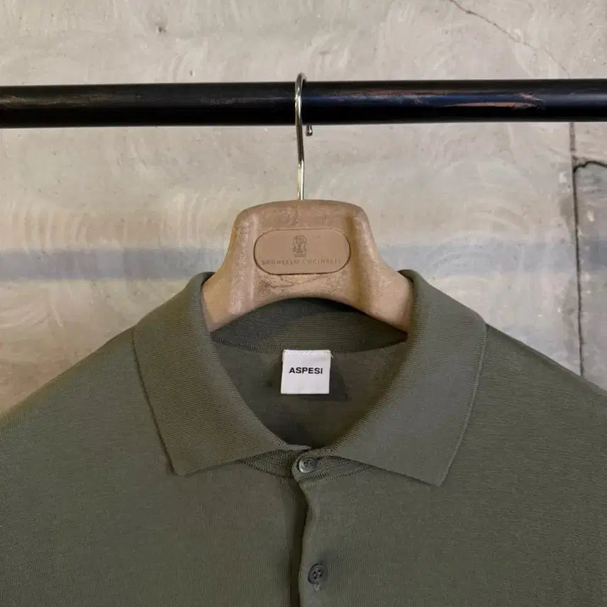 [BUNJANG] Aspesi Classic Short Sleeve Knit Top / 아스페시 클래식 반팔니트 남성100