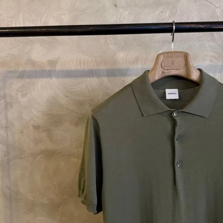 [BUNJANG] Aspesi Classic Short Sleeve Knit Top / 아스페시 클래식 반팔니트 남성100