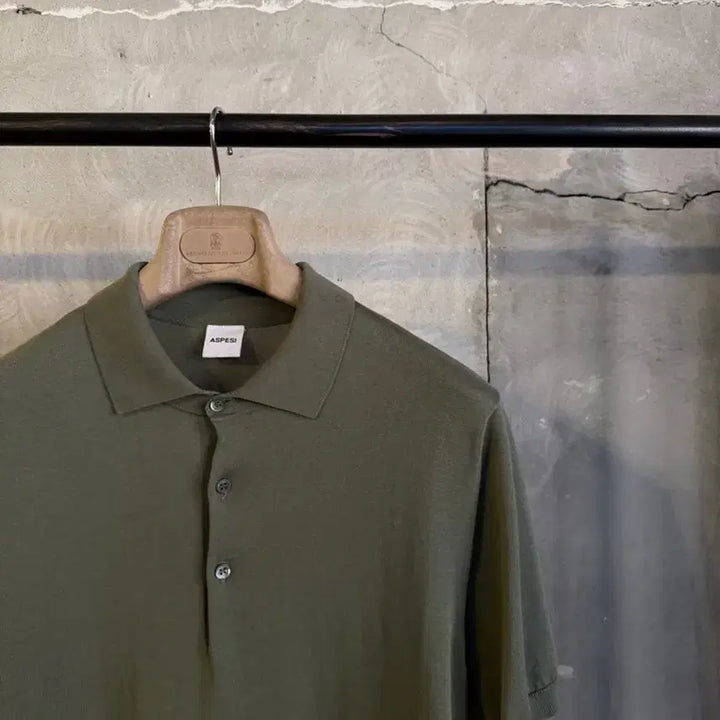 [BUNJANG] Aspesi Classic Short Sleeve Knit Top / 아스페시 클래식 반팔니트 남성100