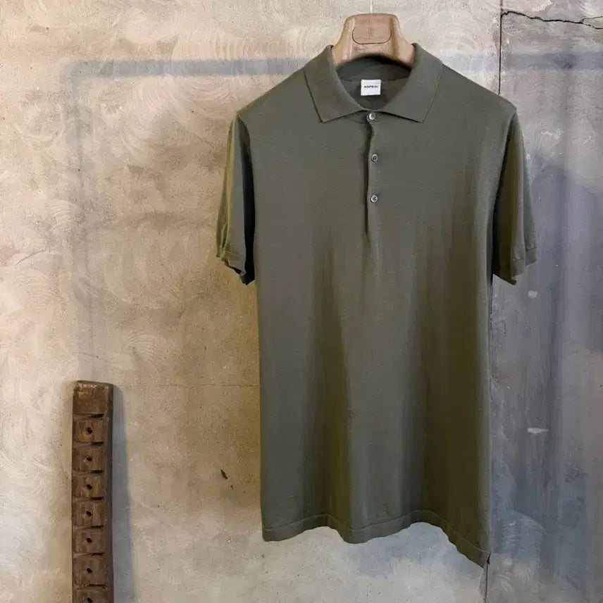 [BUNJANG] Aspesi Classic Short Sleeve Knit Top / 아스페시 클래식 반팔니트 남성100